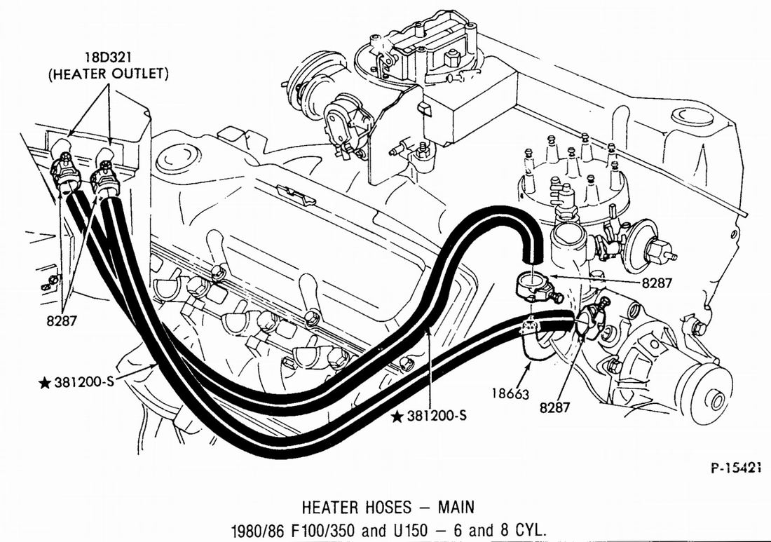 chevrolet heater hose connector